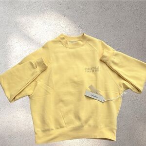 Essentials Yellow Crewneck Sweater